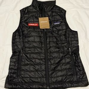 Women’s Size L Patagonia Nano Puff Vest with Company Logo
